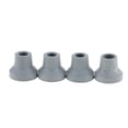 thumbnail image 2 of lionlar 4 Antislid Crutch Ferrules Rubber End Cane Replacement Tips Inside Diameter 13mm Gray, 2 of 8