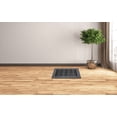 thumbnail image 4 of Floor Vent Cover / Register VR100, 5”x9” with Damper – Outer 7”x11”, Beveled Edge, 5mm Thick Handcrafted Cast Aluminum, Powder Coated, Tudor Mushroom Design for Floors, Walls & Ceilings, 4 of 8