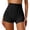 Black, variant on Gpoecd Womens Boxer Briefs Lace Mid Rise Control Lifting No Ride Up Seamless Breathable Plus Size Panties Beige,XXL