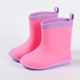 thumbnail image 2 of Penkiiy Bottes de Pluie pour Enfants Garçons Filles Chaussures Imperméables Bottes de Pluie Enfants Bottes de Pluie Imperméables Bottes de Pluie pour Filles Garçons 6 Ans Rose, 2 of 4
