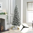 thumbnail image 4 of EGNMCR Christmas Decorations, 0.8inch Tube Diameter Black Christmas Tree Plastic Base Christmas Tree Plastic Accessory Base Stand Christmas Tree Stand For Artificial Christmas Tree Decors Stand, 4 of 6