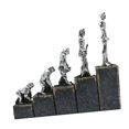 thumbnail image 4 of Ape Man Evolution Figure Sculpture Gorilla Model Collectible Animal Figurine for, 4 of 9