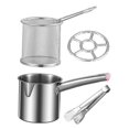 thumbnail image 2 of veasfak Casserole de Friteuse Profonde Polyvalente Plateau Vapeur Portable Fournitures de Cuisine Poêle de Friteuse g, 2 of 9