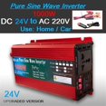 thumbnail image 2 of Pure Sine Wave Inverter DC 12v/24v 1000W 1600W 2000W 3000W Portable Power Bank Converter Solar Inverter, 2 of 7