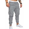 thumbnail image 4 of FOCUSNORM Pantalon Cargo Homme Couleur Unie, Coupe Ample Taille à Cordon, 4 of 10