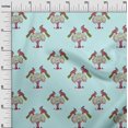 thumbnail image 2 of oneOone Cotton Cambric Fabric Bird & Tree Block Printed Craft Fabric BTY 56 Inch Wide, 2 of 4