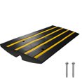 thumbnail image 1 of KFFKFF Ramp for Curbs, Rubber Material with 2.6" Elevation, Robust 33069 lbs Load Bearing Capacity, Threshold Bridge for Loading Dock Garage Sidewalk, Comprehensive Full Ramp Set, 1 of 9