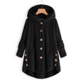 thumbnail image 2 of YOINS Womens Spring Fluffy Fleece Coats Cardigan Tunic Jumper Sweaters, 2 of 4