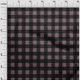 thumbnail image 2 of oneOone Viscose Jersey Fabric Gingham Check Print Fabric BTY 60 Inch Wide, 2 of 5