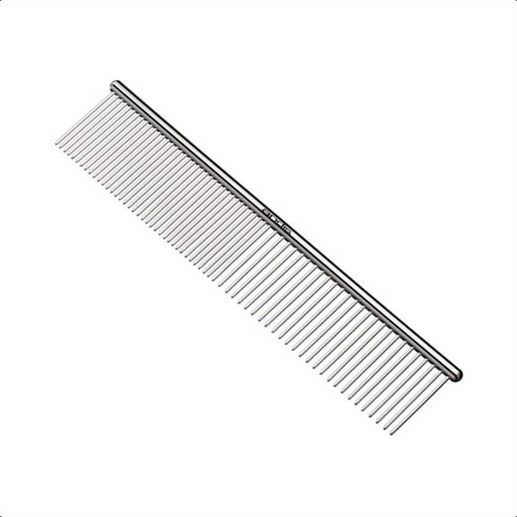 MesaSe Peigne en Acier Inoxydable pour Nœuds et Épilation en Vrac - Outil de Démattage Efficace Confortable Léger Portable et Sûr pour Chiens Chats et Animaux Argent 7-1 2 Pouces