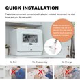 thumbnail image 2 of VENTRAY DW55AD Portable Countertop Dishwashers, Compact Dishwashers with 5 Washing Programs, Air Drying, for Small Apartment, Dorms, RVs, 2 of 7