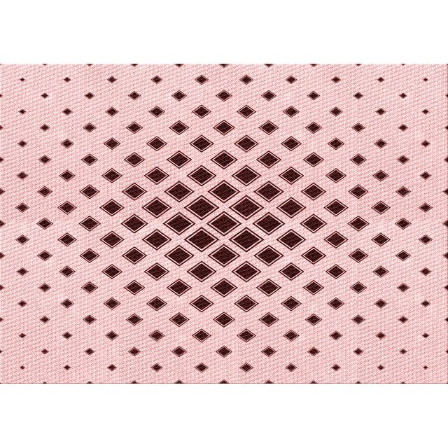 Ahgly Company Machine Washable Indoor Rectangle Transitional Pink Bubble Gum Pink Area Rugs, 7' x 10'