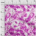 thumbnail image 1 of oneOone Viscose Chiffon Fuschia Pink Fabric Florals Craft Projects Decor Fabric Printed By The Yard 42 Inch Wide, 1 of 4