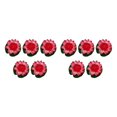 thumbnail image 1 of Wweixi 5pcs/set Lotus Artificiel Apparence Réaliste Facile à Nettoyer de Longue Durée Pêche Rouge 2Set, 1 of 6
