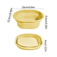 thumbnail image 3 of JASKFLY Plastic Washbasin Foldable Collapsible Wash Basin 9.84 x 8.86 x 3.35 Inch Portable Dish Pan, 3 of 7