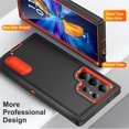 thumbnail image 3 of for Samsung Galaxy S23 Ultra 5G Case, Samsung S23 Ultra Phone Case with Built in Kickstand, Shockproof/Dustproof/Drop Proof Heavy Duty Military-Grade Rugged Protective Cover for Samsung S23 Ultra 5G, 3 of 8