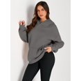 thumbnail image 2 of ORUYROP Sweat à Capuche Surdimensionné pour Femmes Pull Pull à Manches Longues avec Poche, 2 of 7