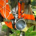 thumbnail image 4 of 4 PCS Outdoor PU Hook -Wear Metal Button Hanger Camping Hiking Picnic Pack Cookware Tableware Bag Hook, 4 of 7