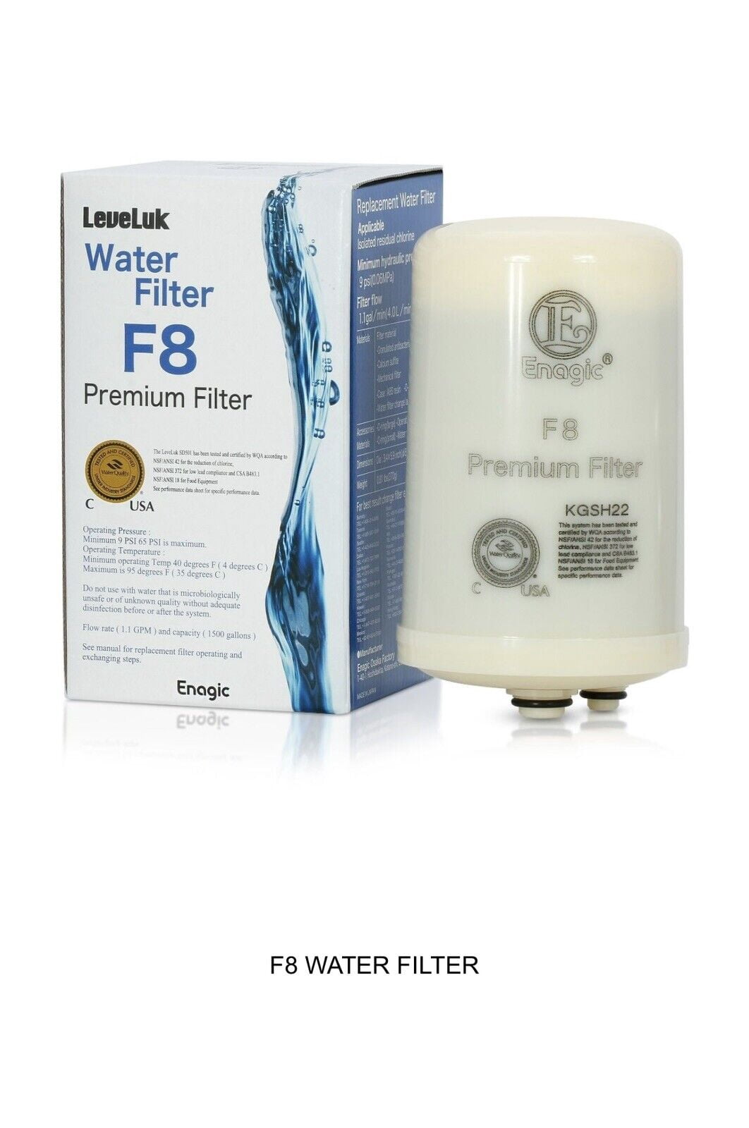Original New Enagic Leveluk K8 Kangen F8 Filter - Authentic Made