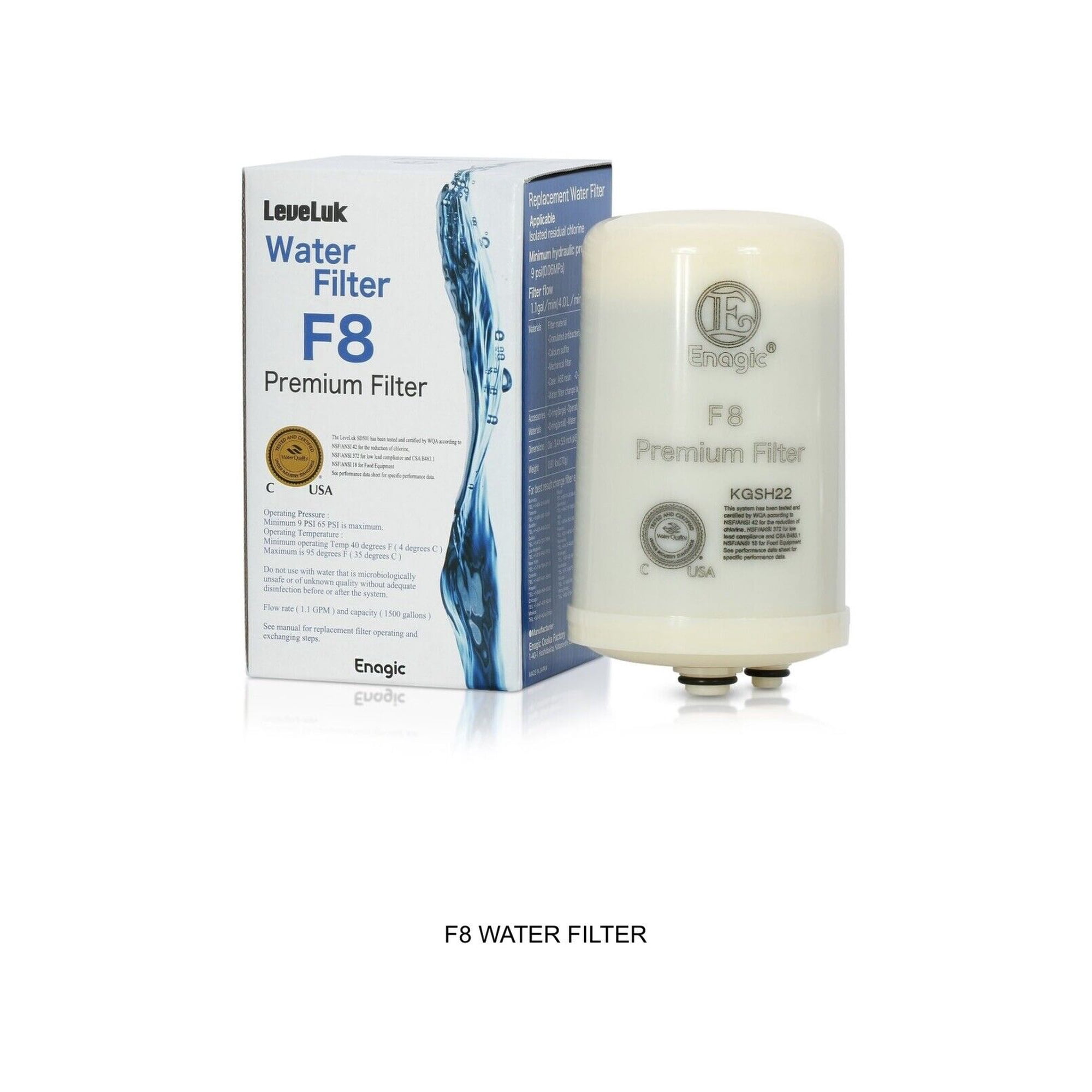 Original New Enagic Leveluk K8 Kangen F8 Filter - Authentic Made