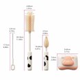 thumbnail image 3 of Oleegame 1PC Cleaning Brush Silicone Baby Bottle Brush Portable Baby Bottle Brush Set For Baby Bottle Cleaning Brush Drain Rack To Wash Baby Bottles Pink, 3 of 9