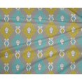 thumbnail image 4 of oneOone Tissu Polyester Lycra Tissu Imprimé Ikat Tourbillon au Mètre 56 Pouces de Large, 4 of 4