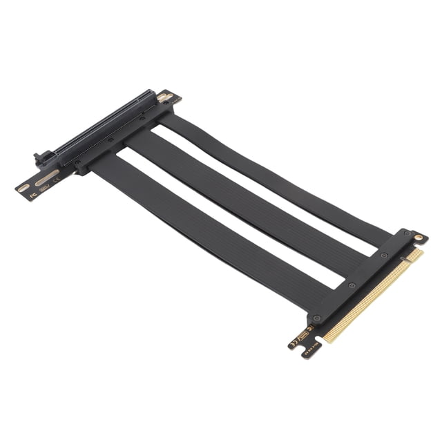 PCI E 4.0 X16 High Speed Flexible Extender Card, PCI Express 4.0 X16 GPU Riser Cable with Cable Protector for RTX 4090 Ti 8900 XT Gaming AI Applications