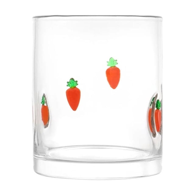 Wozhuo Easter Glass Cup 12oz Bunny Shape Shatterproof for Kids Party