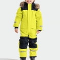 thumbnail image 4 of Veste de Ski pour Enfants Filles Enfants Filles Garçons Combinaisons Colorées une-Pièce Combinaisons de Ski Vestes Combinaisons d'Hiver, 4 of 9