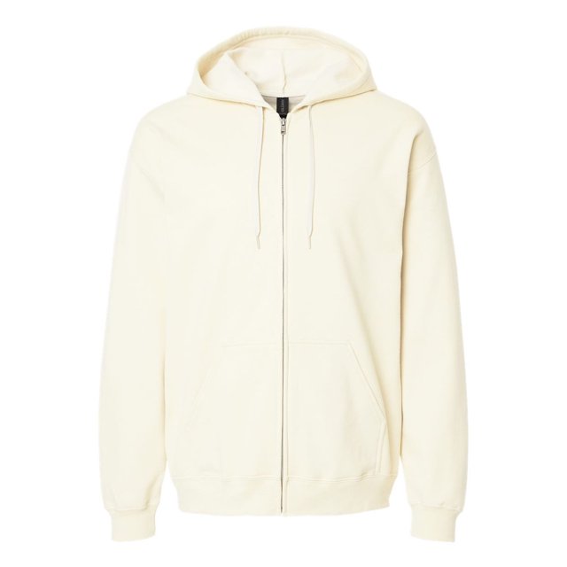 Gildan pour Hommes Softstyle Chandail à Capuchon en Molleton de Poids Moyen à Fermeture Éclair Intégrale