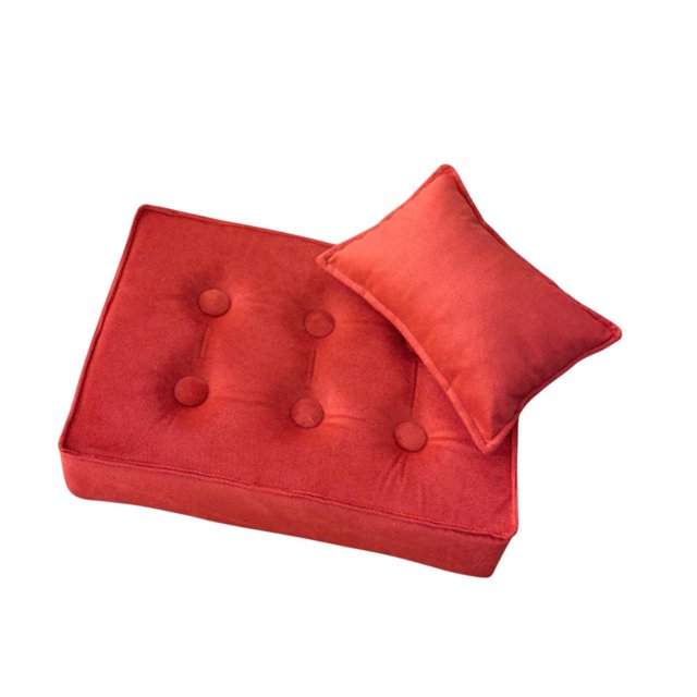 Bunblic 2 Pieces Baby Photo Prop Photoshoot Props for Kids Professional Photographer red