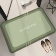 thumbnail image 1 of Bath Rug- Super Absorbent Quick Dry- Rubber Backing Non Slip-Washable Bathroom Floor Mats-Shower Rug For In Front Of Bathtub-Shower Room -16x24-, 1 of 6