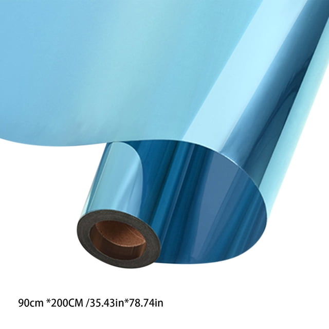 Dvkptbk Window Tint Film Heat Control Window Tint Film for Home, Sun Blocking Window Tint, Residential One Way Mirror Reflective Film Home Decor
