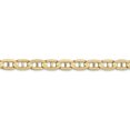 thumbnail image 3 of 14k Yellow Gold 20 Inch 5.25mm Concave Anchor Chain Necklace Pendant Charm, 3 of 9
