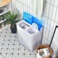 thumbnail image 4 of Gymax 13LBS Portable Compact Mini Twin Tub Washing Machine Drain Pump Spinner, 4 of 10