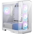 thumbnail image 1 of MSI MAG PANO M100R PZ WHITE Micro ATX Gaming Case, Support Back-Connect Motherboard , 270-degree Panoramic Display, 1 of 5