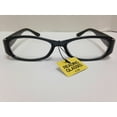 thumbnail image 2 of Lunettes de Lecture pour Hommes et Femmes Monture Forme 3 Légères Noir Clair Résistance +1,50, 2 of 9