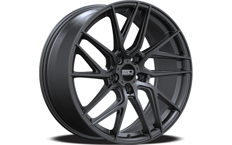 Set of four (4) Euro Design Tech rims - 19x8.5 inch Matte Black alloy wheels for 2018 - Present Honda Accord