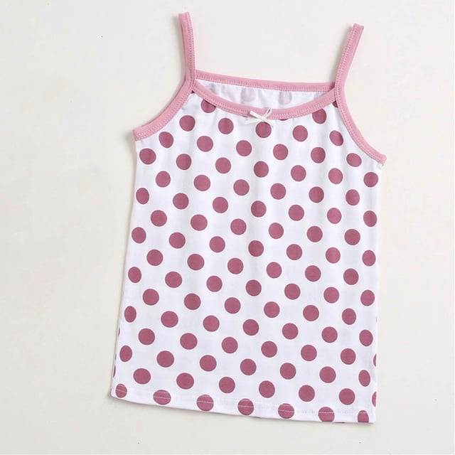 Soki Girls Layer Undershirt Summer T-shirt Base Shirt Round-Neck Camisoles Tops