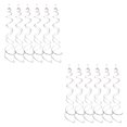 thumbnail image 2 of VONKY 6pcs/set Customized Spiral Pendant For DIY Decoration Safe Ingredients Exquisite Craft Birthday Star Spiral Pendant PVC Silver 2Set, 2 of 5