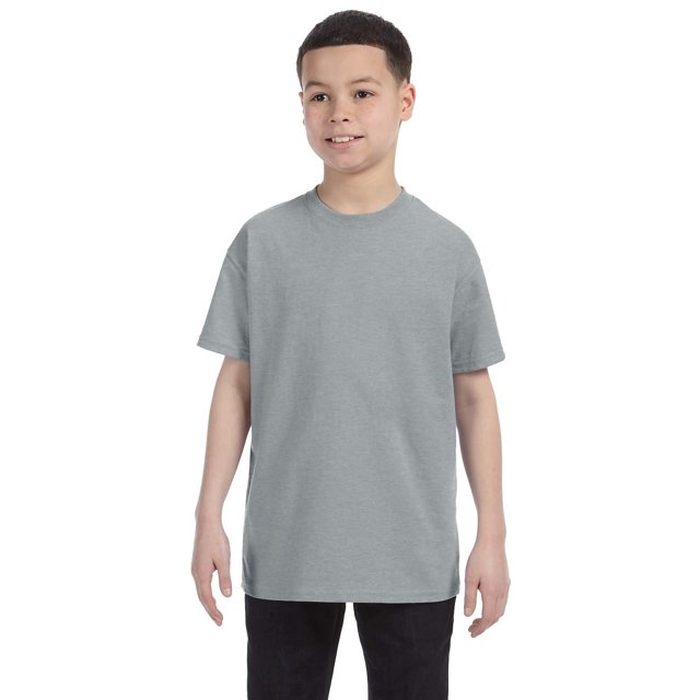 Jerzees T-Shirt Épais pour Garçons (29B)-ATHLETIC Heather-TG
