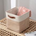 thumbnail image 2 of Foldable Storage Box 11.02 in x 11.02 in x 11.02 in Fabric Organizer for Clothes Books Toys Bedroom, 2 of 6