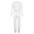 thumbnail image 3 of Yuyuzo Womens Casual Solid Color Set Sweatsuit Pullover Jogger Pants Two Piece Outfit Tracksuits, 3 of 4