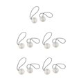 thumbnail image 2 of yingyy 1/2/3/5 2 Pieces Curtain Tieback Round Polyester Replacement Simple Style Household Kitchen Sunshade Drape Fixing Fastener Light Silver 5PCS, 2 of 6