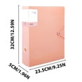 thumbnail image 5 of A4 Data Book Music Score Folder Certificate Collection Book Test Paper Storage Book Transparent Insert Folder, 5 of 5