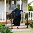 thumbnail image 4 of Yiwa Heavy Duty Steel Step Handrail, 3/4/5 Step Adjustable Railing, Weatherproof Non-Slip Stair Rail for Deck, Porch, or Concrete Steps, 4 of 7