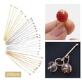 thumbnail image 3 of yuksok 200Pcs Ball Pins Gold Plated for Jewelry Making Findings Beading 20mm, 3 of 9