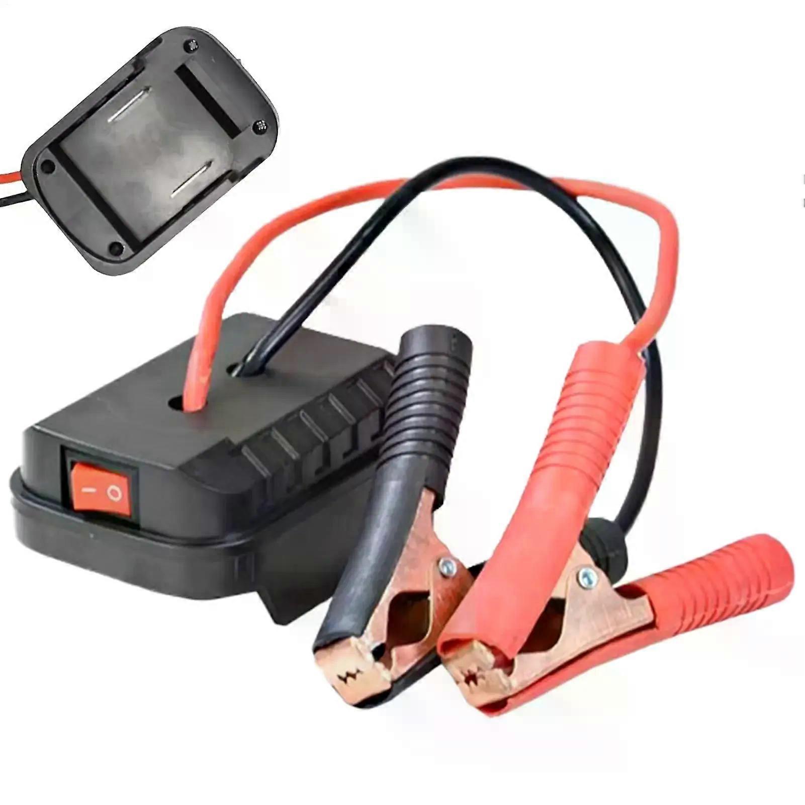 For Car Battery Jump Starter Lithium Emergency Power Bank with Thickened Copper Clips with USB Charging Ports