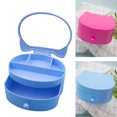 thumbnail image 2 of Girl Jewelry Box Lovely Cat 2-Layer Jewelry Case Jewelry Container with Mirror, 2 of 10