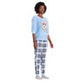 thumbnail image 4 of George Women's Plush Pajamas 2-Piece Set, 4 of 6